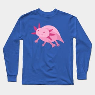 Pink Axolotl Long Sleeve T-Shirt